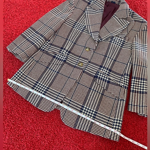 Vivienne Westwood MAN AW2016 COAT BEIGE HOUNDSTOOTH CLARKE CABAN W HERRINGBONE - Picture 10 of 17